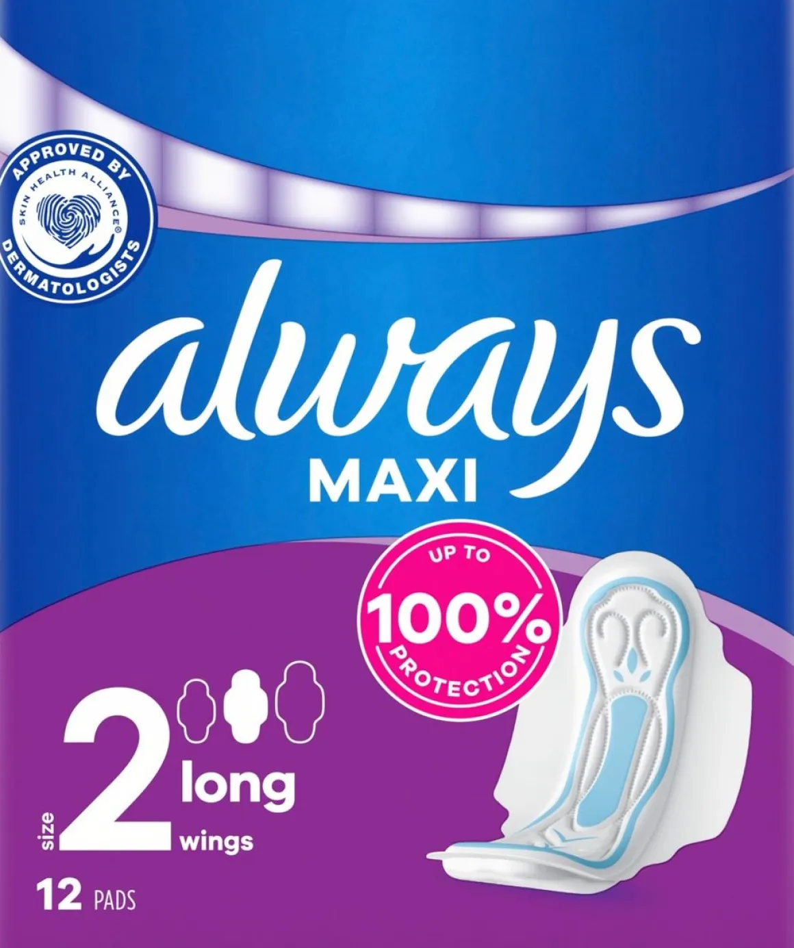 ALWAYS MAXI LONG PLUS 2 TERVEYSSIDE SP/12 12 KPL