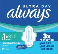 ALWAYS ULTRA NORMAL PLUS NORMAALIPAKKAUS 14 KPL 14 KPL
