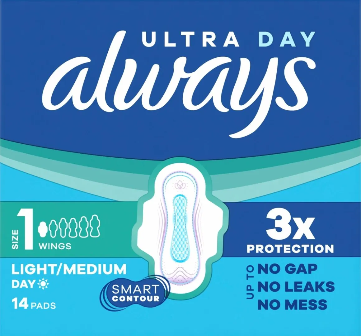 ALWAYS ULTRA NORMAL PLUS NORMAALIPAKKAUS 14 KPL 14 KPL