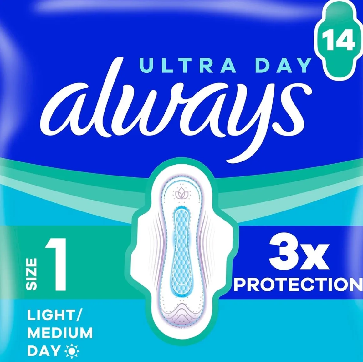 ALWAYS ULTRA NORMAL PLUS NORMAALIPAKKAUS 14 KPL 14 KPL