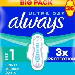 ALWAYS ULTRA NORMAL PLUS 1 TERVEYSSIDE BP /26 26 KPL