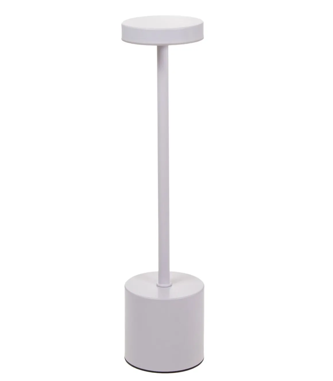 AMANDA B PÖYTÄVALAISIN 34CM VALKOINEN LED