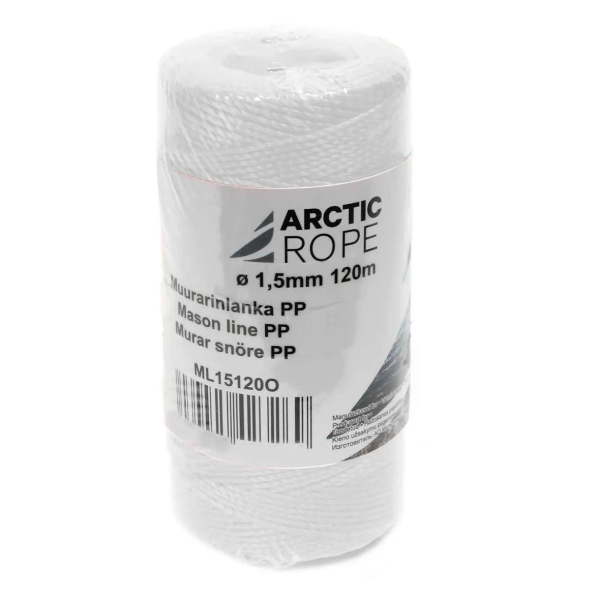 ARCTIC ROPE MUURARINLANKA 1,5MM 120M VALKOINEN