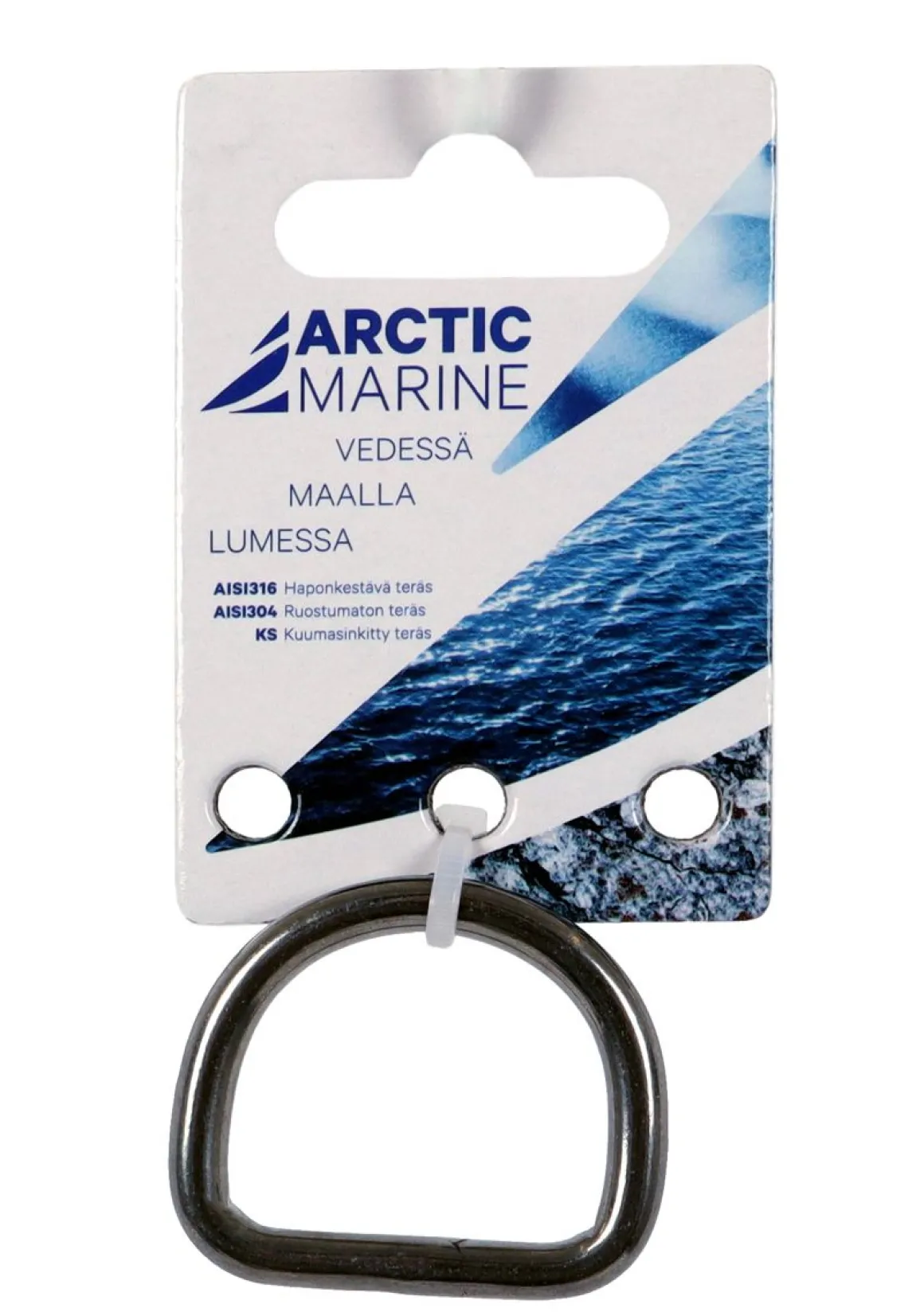 ARCTIC MARINE D-RENGAS HITSATTU 8/50MM AISI316