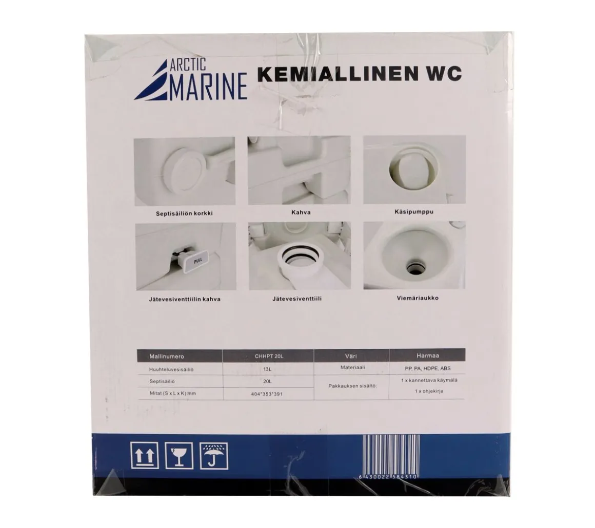 ARCTIC MARINE KEMIALLINEN WC 20L VALKOINEN