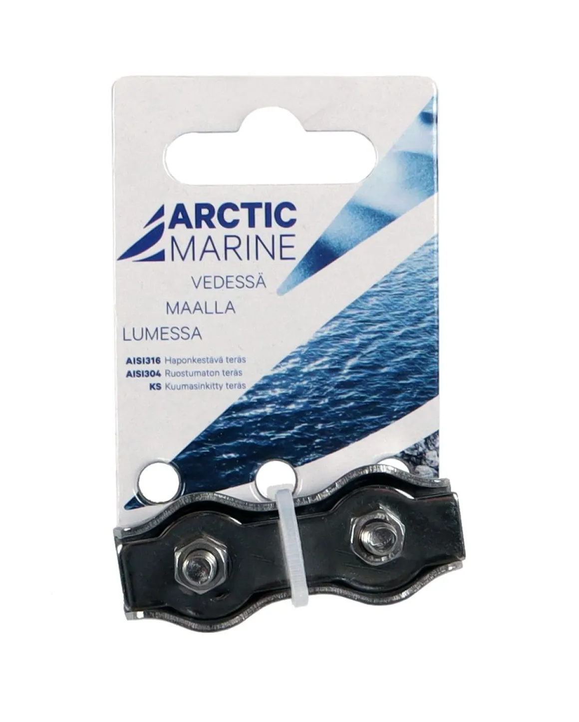 ARCTIC MARINE VAIJERILUKKO 4MM DUPLEX, AISI 316 HAPONKESTÄVÄ