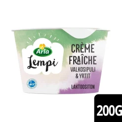 ARLA LEMPI CREME FRAICHE VALKOSIPULI-YRTIT LAKTON 200 G