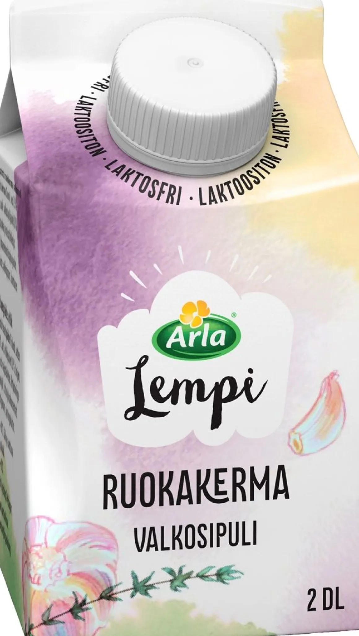 ARLA LEMPI RUOKAKERMA VALKOSIPULI LAKTON 200 ML