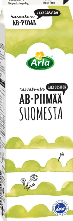 ARLA AB-PIIMÄ LAKTON RASVATON SUOMI 1L