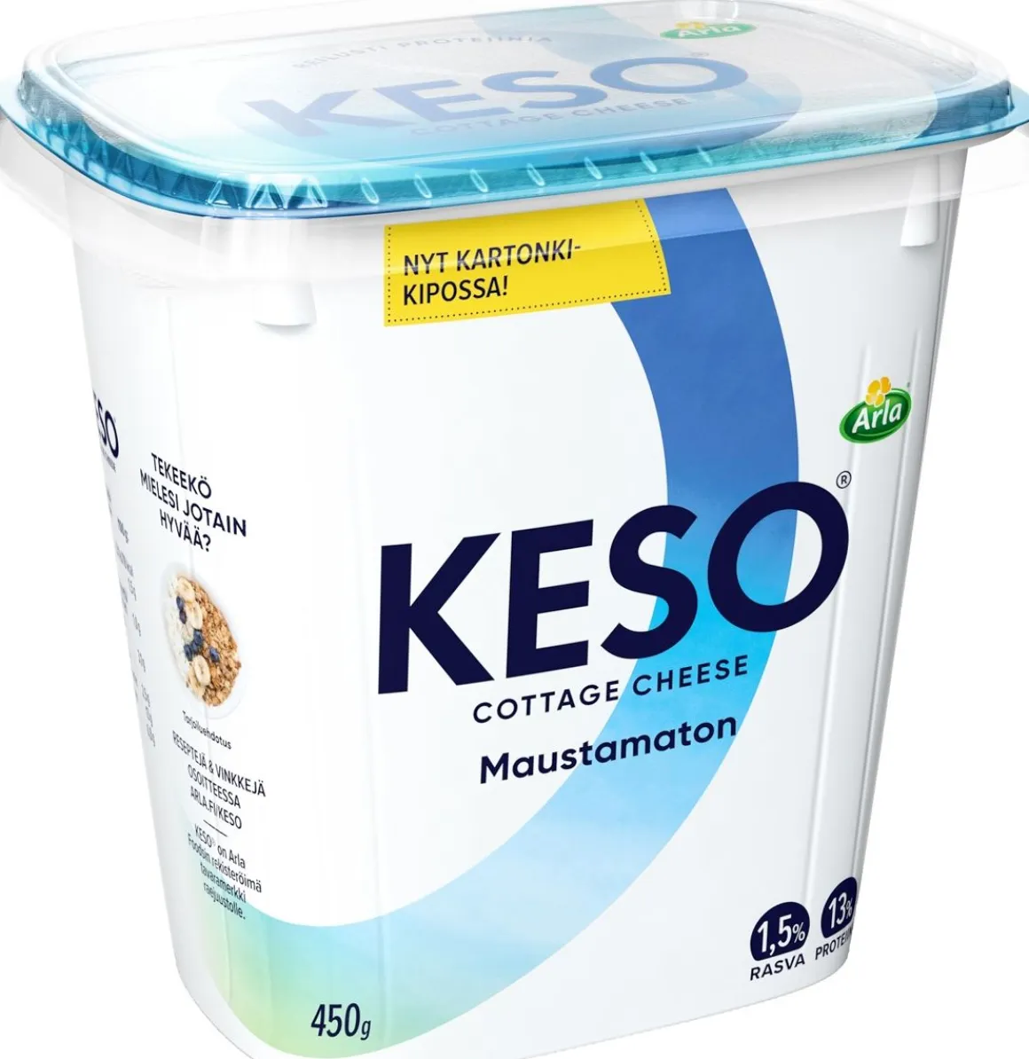 ARLA KESO MAUSTAMATON RAEJUUSTO 1,5% 450 G
