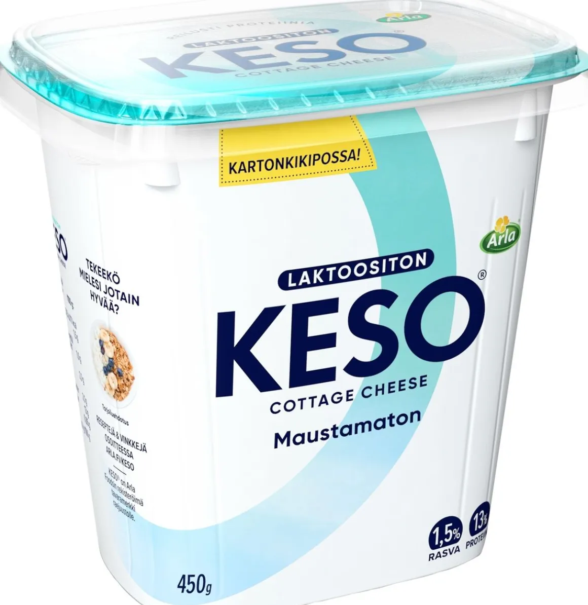 ARLA KESO RAEJUUSTO 1,5% LAKTON 450 G