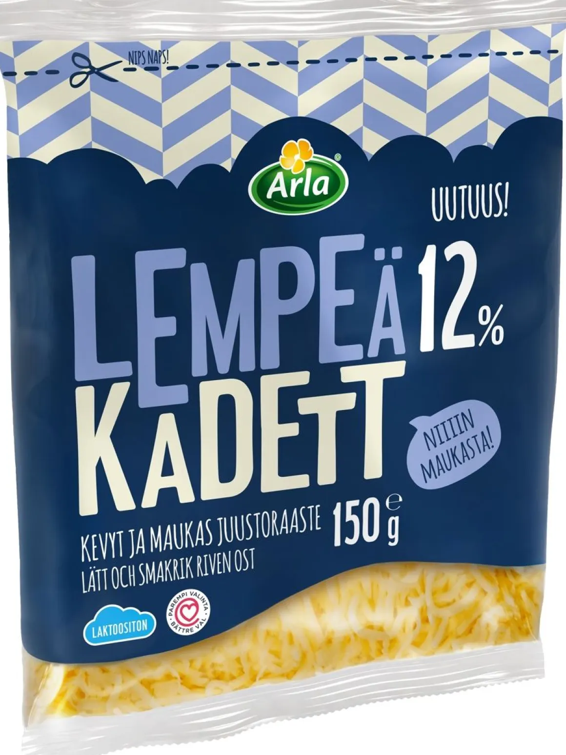 ARLA LEMPEÄ KADETT 12% RAASTE 150 G