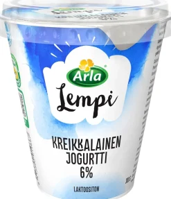 ARLA LEMPI KREIKKALAINEN JOGURTTI 6% LAKTON 300 G