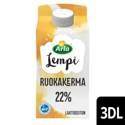 ARLA LEMPI RUOKAKERMA 22% LAKTON 300 ML
