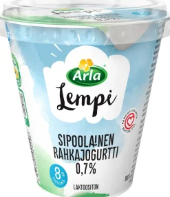 ARLA LEMPI SIPOOLAINEN RAHKAJOGURTTI 0,7% LAKTON 300 G