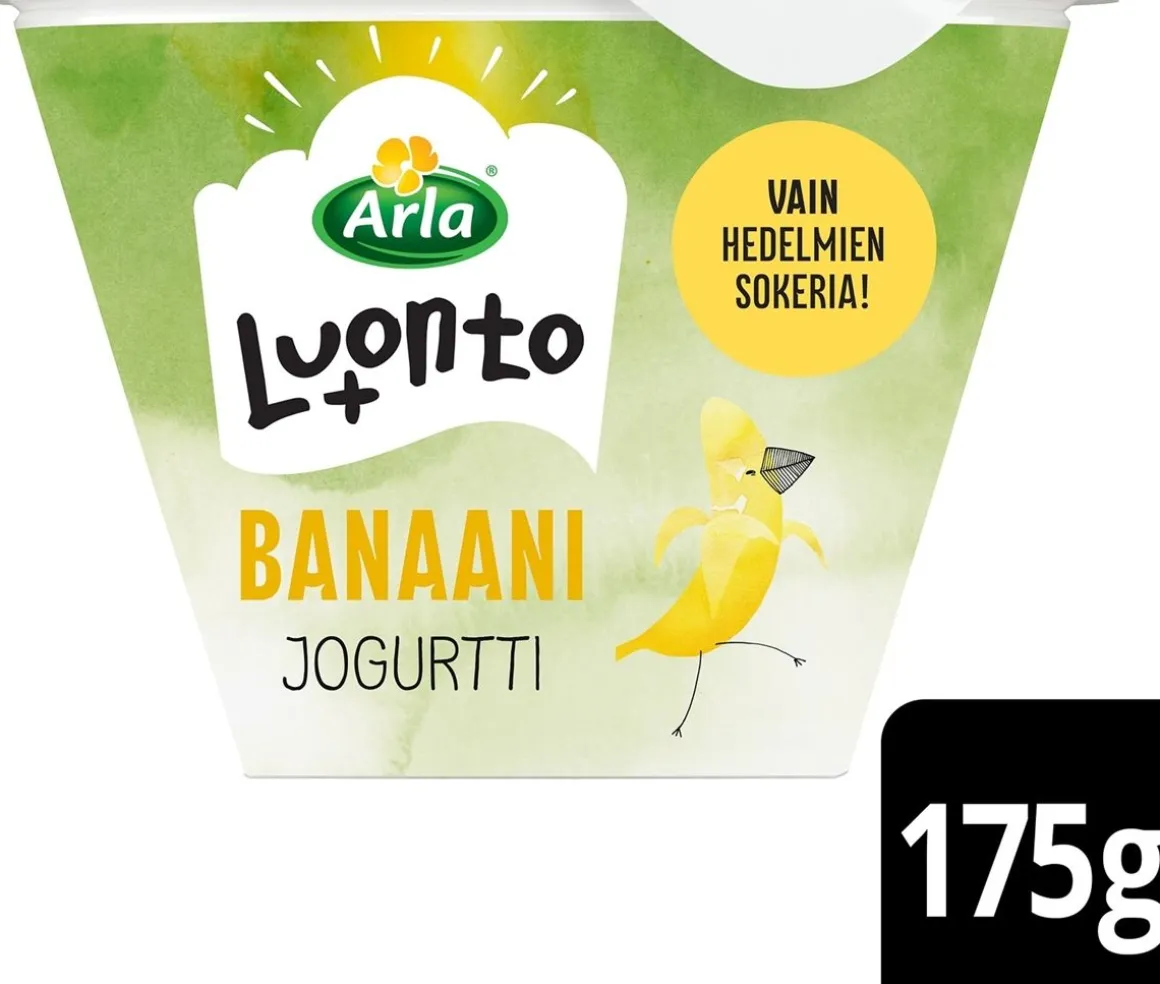 ARLA LUONTO+ AB BANAANIJOGURTTI LAKTON 175 G