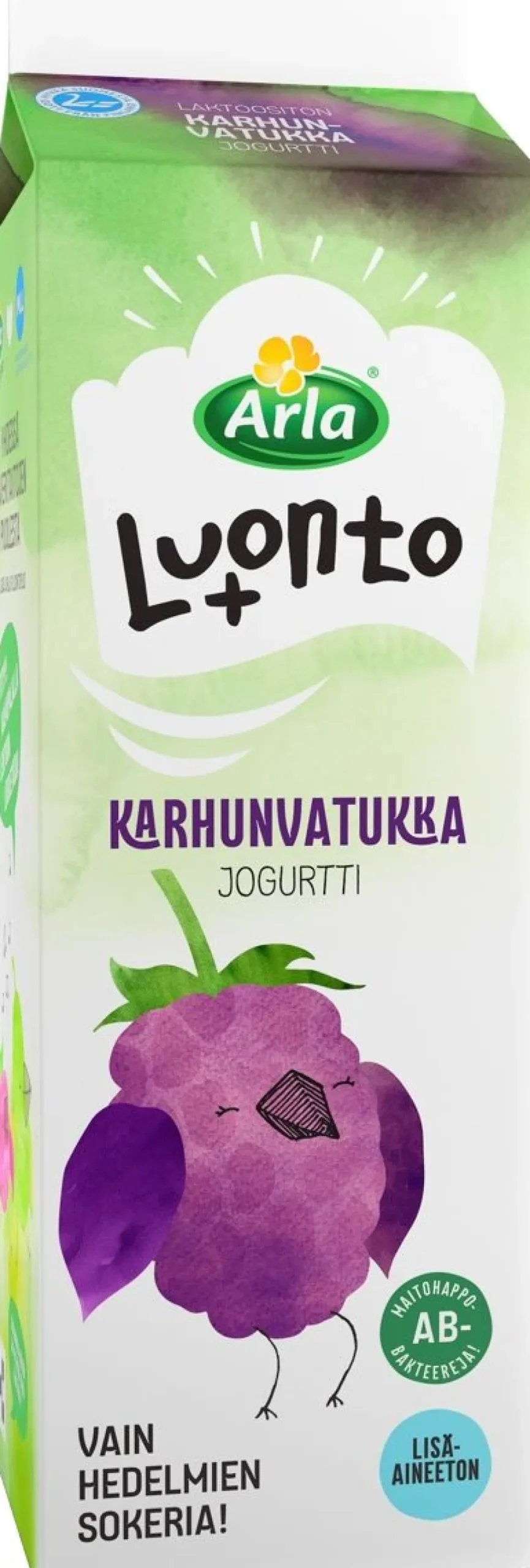 ARLA LUONTO+ AB KARHUNVATUKKAJOGURTTI LAKTON 1KG