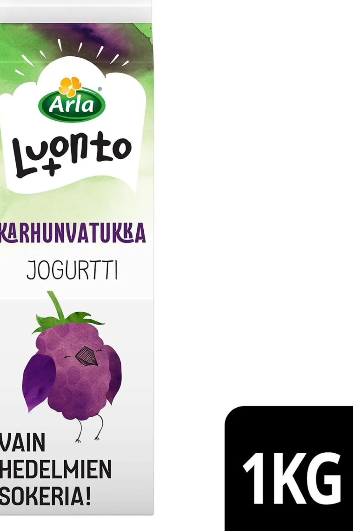ARLA LUONTO+ AB KARHUNVATUKKAJOGURTTI LAKTON 1KG