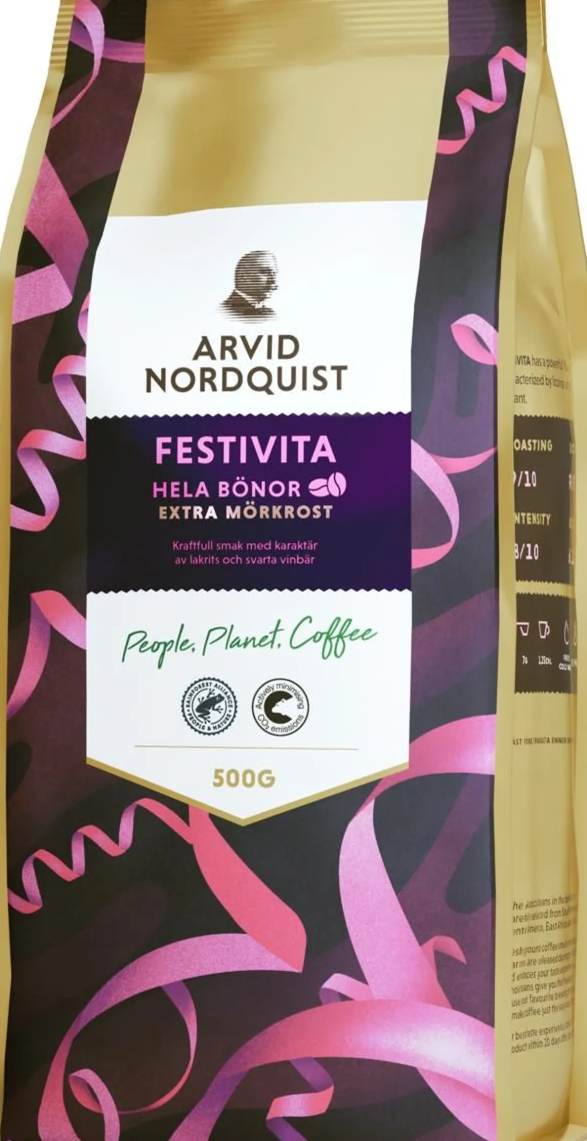 ARVID NORDQUIST FESTIVITA KOKONAISET PAVUT (ERITTÄIN TUMMAPAA