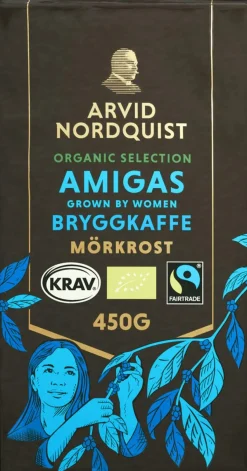 ARVID NORDQUIST AMIGAS SUODATINJAUHATUS KAHVI 450 G