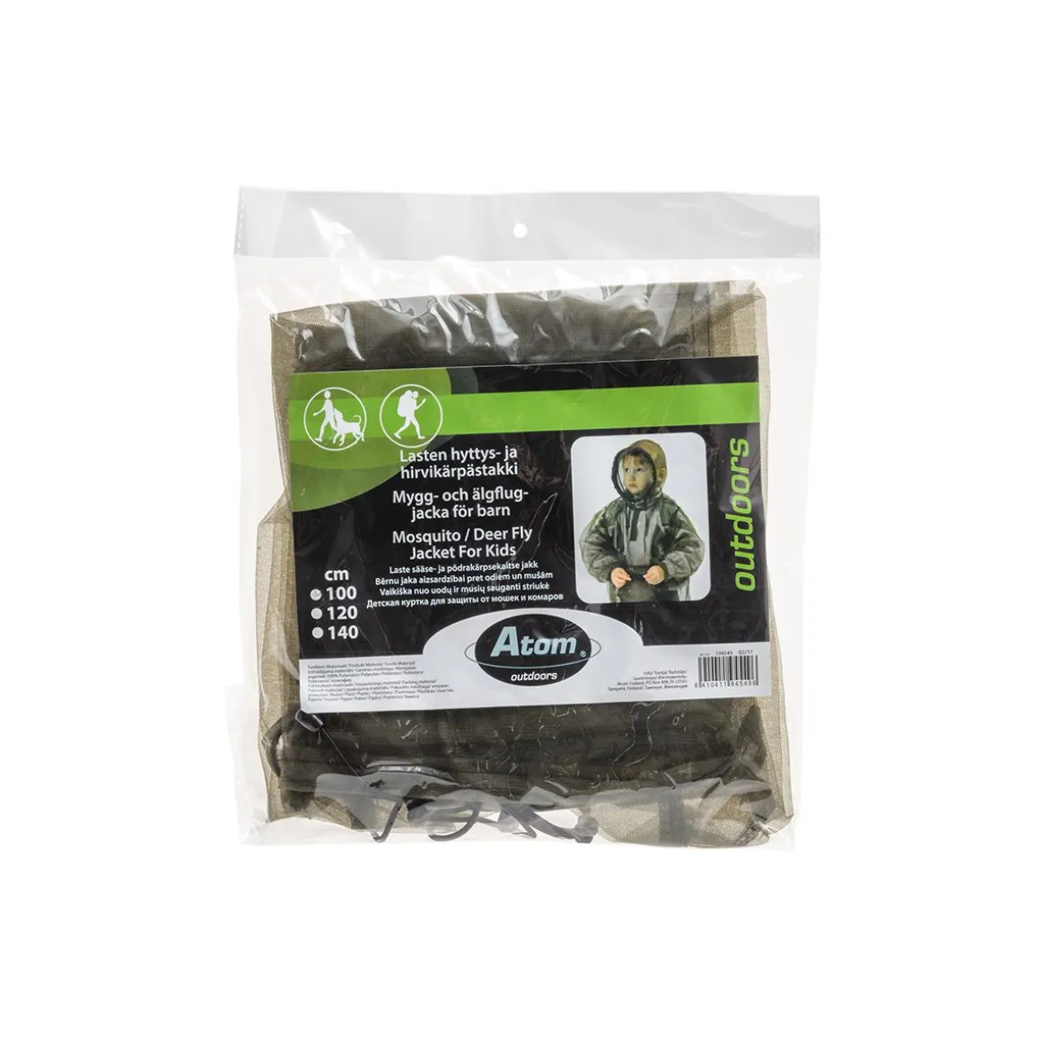 ATOM OUTDOORS HYTTYS/HIRVIKÄRPÄSTAKKI LASTEN