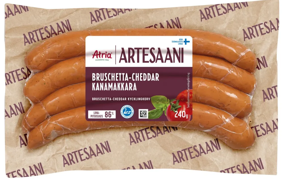 ATRIA ARTESAANI KANAMAKKARA BRUSCHETTA-CHEDDAR 240 G