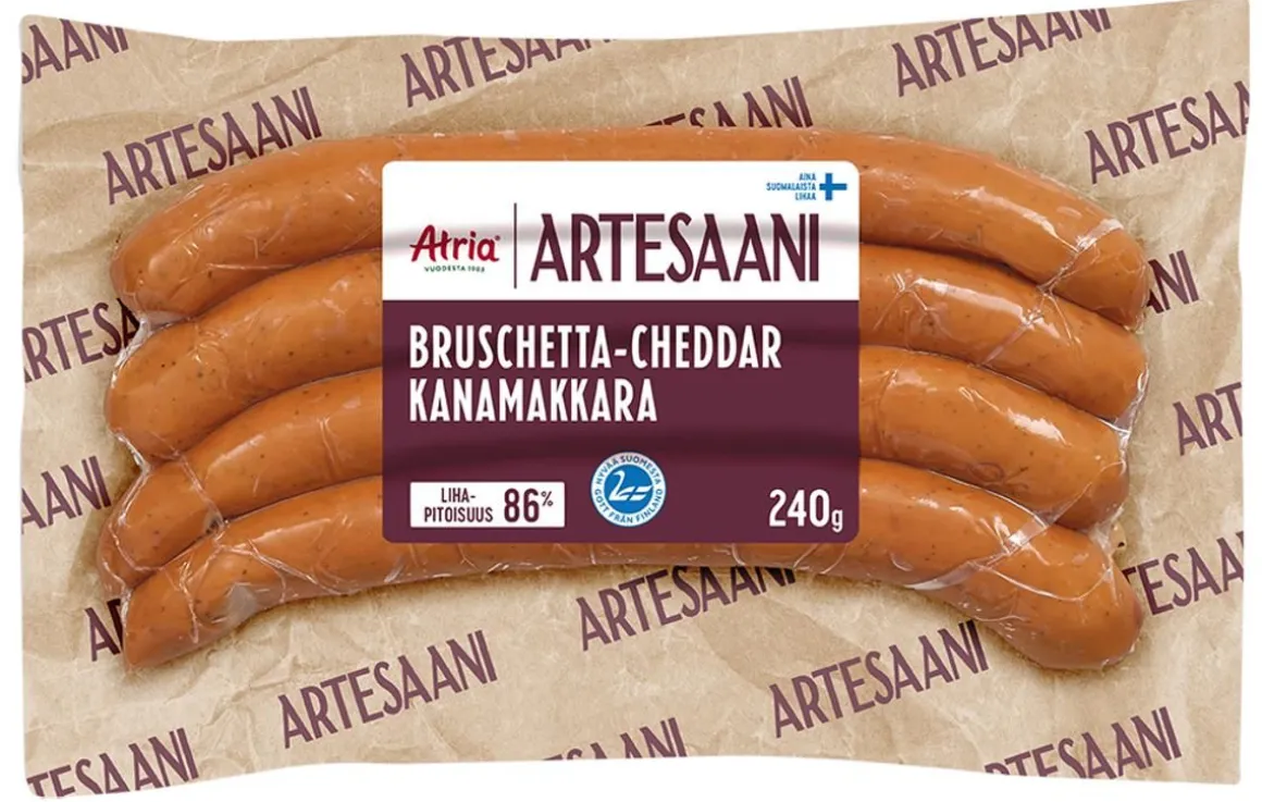 ATRIA ARTESAANI KANAMAKKARA BRUSCHETTA-CHEDDAR 240 G