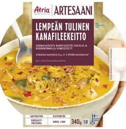 ATRIA ARTESAANI LEMPEÄN TULINEN KANAFILEEKEITTO 340 G