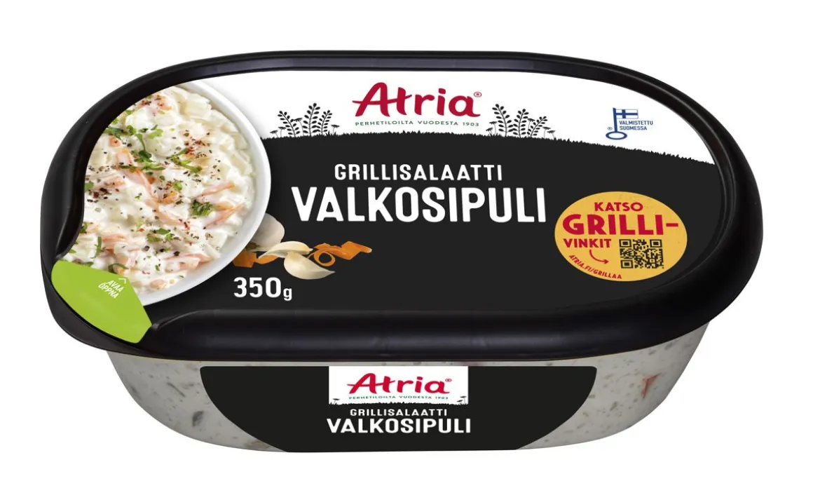 ATRIA GRILLISALAATTI VALKOSIPULI 350 G