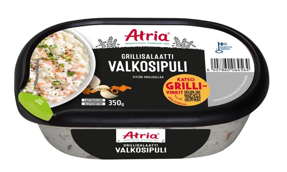ATRIA GRILLISALAATTI VALKOSIPULI 350 G