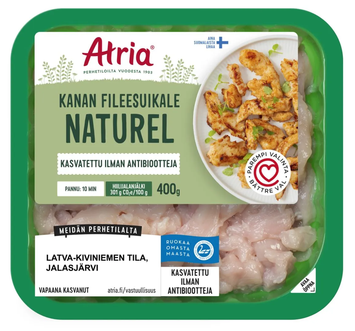 ATRIA KANAN FILEESUIKALE MAUSTAMATON 400 G