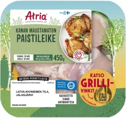 ATRIA KANAN PAISTILEIKE MAUSTAMATON 450 G