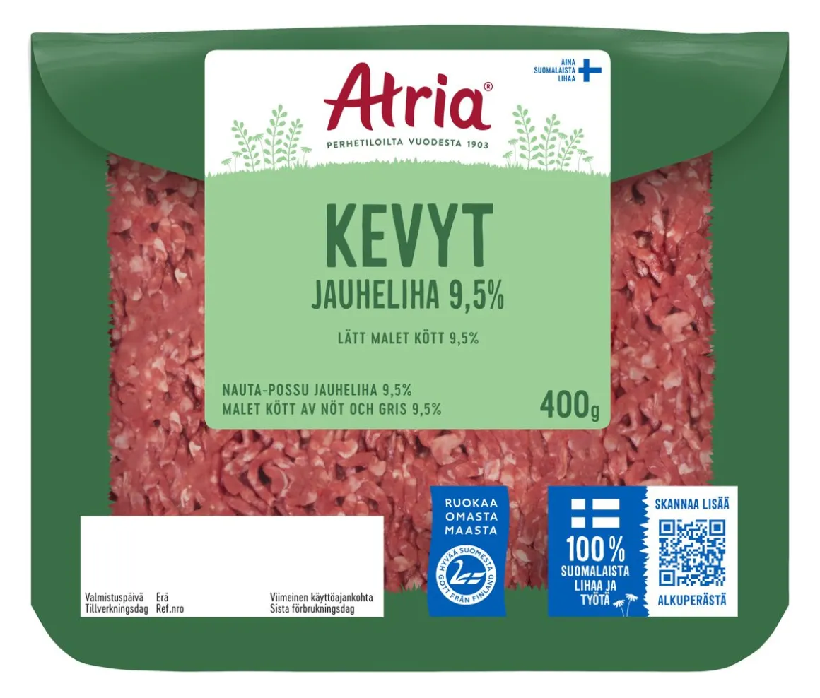 ATRIA KEVYT JAUHELIHA 9,5% 400 G