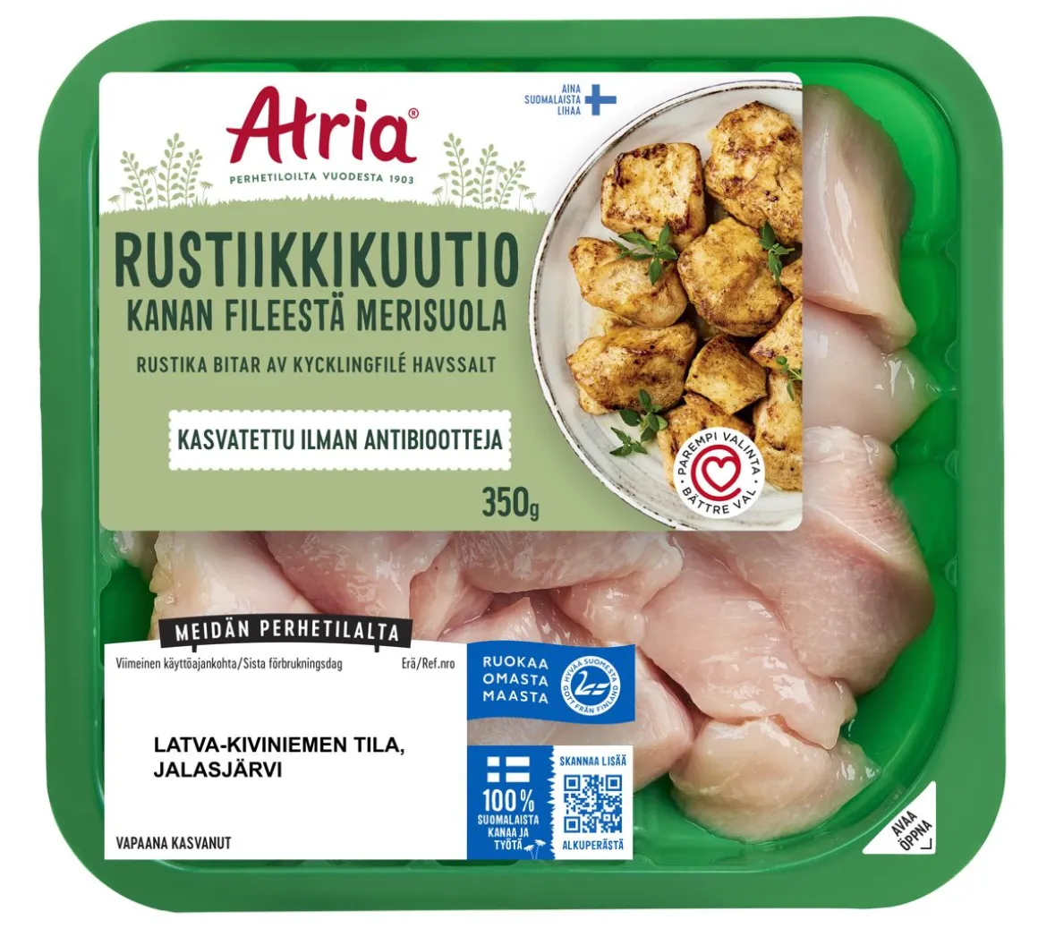 ATRIA MEHEVÄ RUSTIIKKIKUUTIO KANAFILEESTÄ 350 G