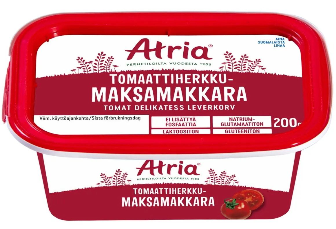 ATRIA TOMAATTI MAKSAMAKKARA 200 G