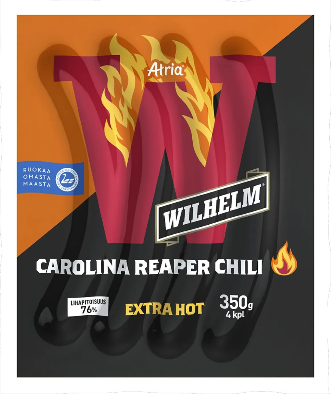 ATRIA WILHELM CAROLINA REAPER CHILI GRILLIMAKKARA 350 G