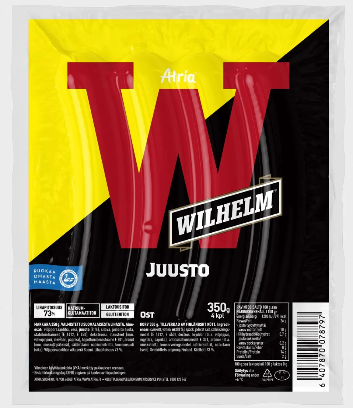 ATRIA WILHELM JUUSTOGRILLIMAKKARA 350 G