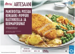 ATRIA ARTESAANI PANEROITUA POSSUA KONJAKKI-PIPPURIKASTIKKEELLA 350 G