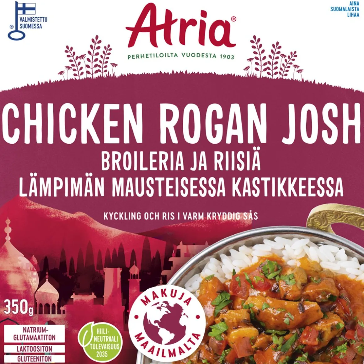 ATRIA CHICKEN ROGAN JOSH 350 G
