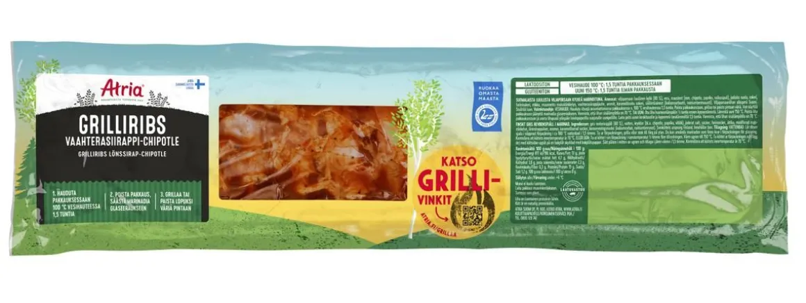 ATRIA GRILLIRIBS VAAHTERASIIRAPPI-CHIPOTLE N. 600G