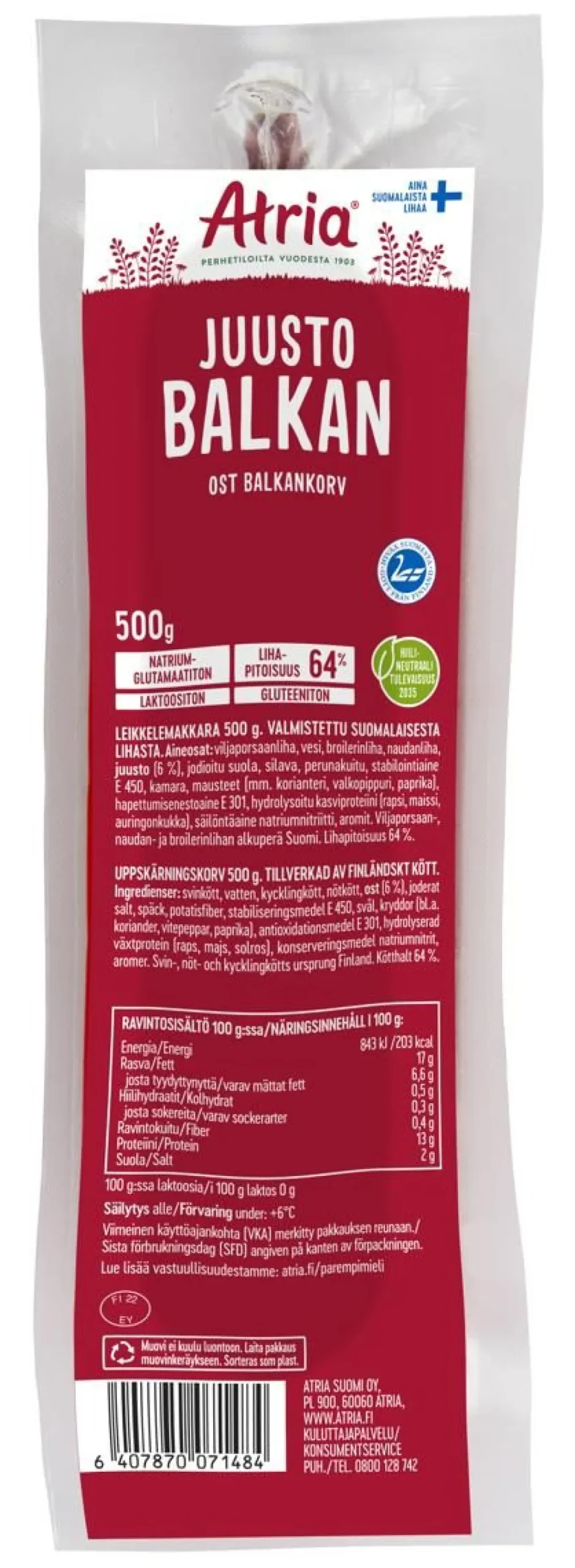ATRIA JUUSTO-BALKAN 500 G