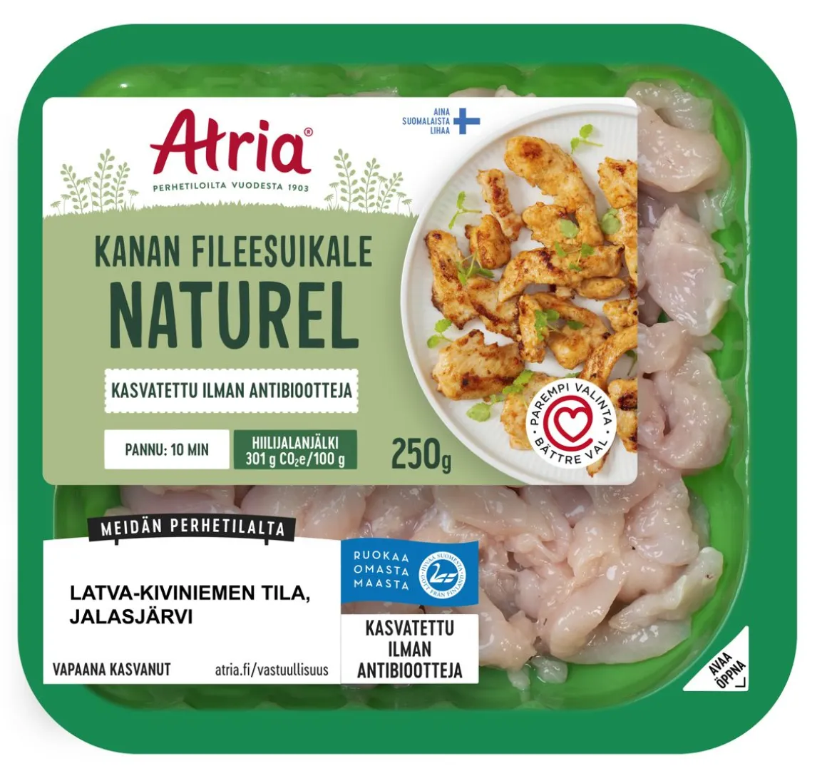 ATRIA KANAN FILEESUIKALE MAUSTAMATON 250 G