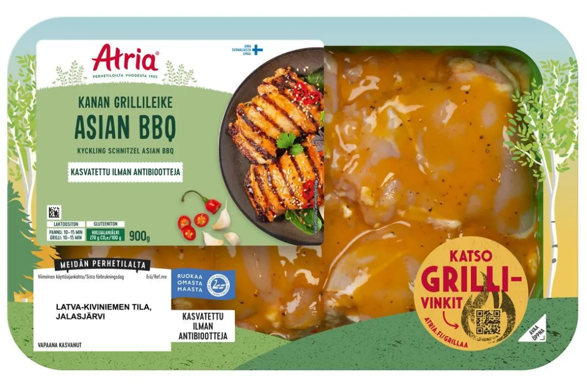 ATRIA KANAN GRILLILEIKE ASIAN BBQ 900 G