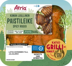 ATRIA KANAN LUULLINEN PAISTILEIKE SPICY RODEO 600 G