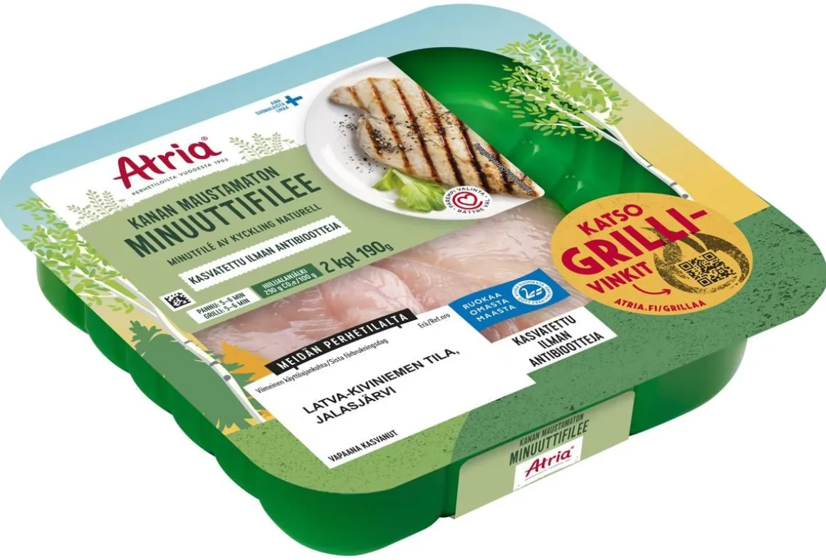 ATRIA KANAN MINUUTTIFILEE MAUSTAMATON 190 G
