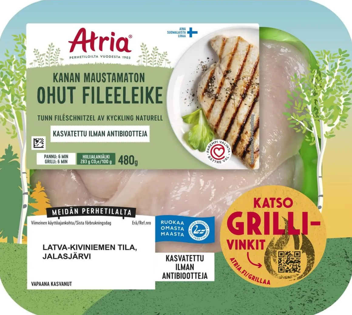 ATRIA KANAN OHUT FILEELEIKE MAUSTAMATON 480 G