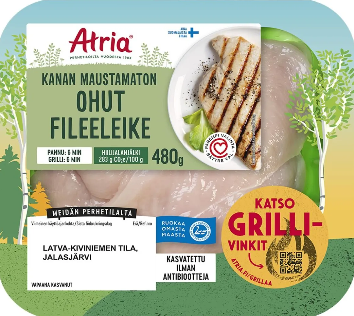 ATRIA KANAN OHUT FILEELEIKE MAUSTAMATON 480 G