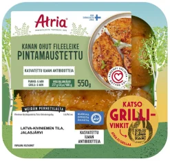 ATRIA KANAN OHUT FILEELEIKE PINTAMAUSTETTU 550 G