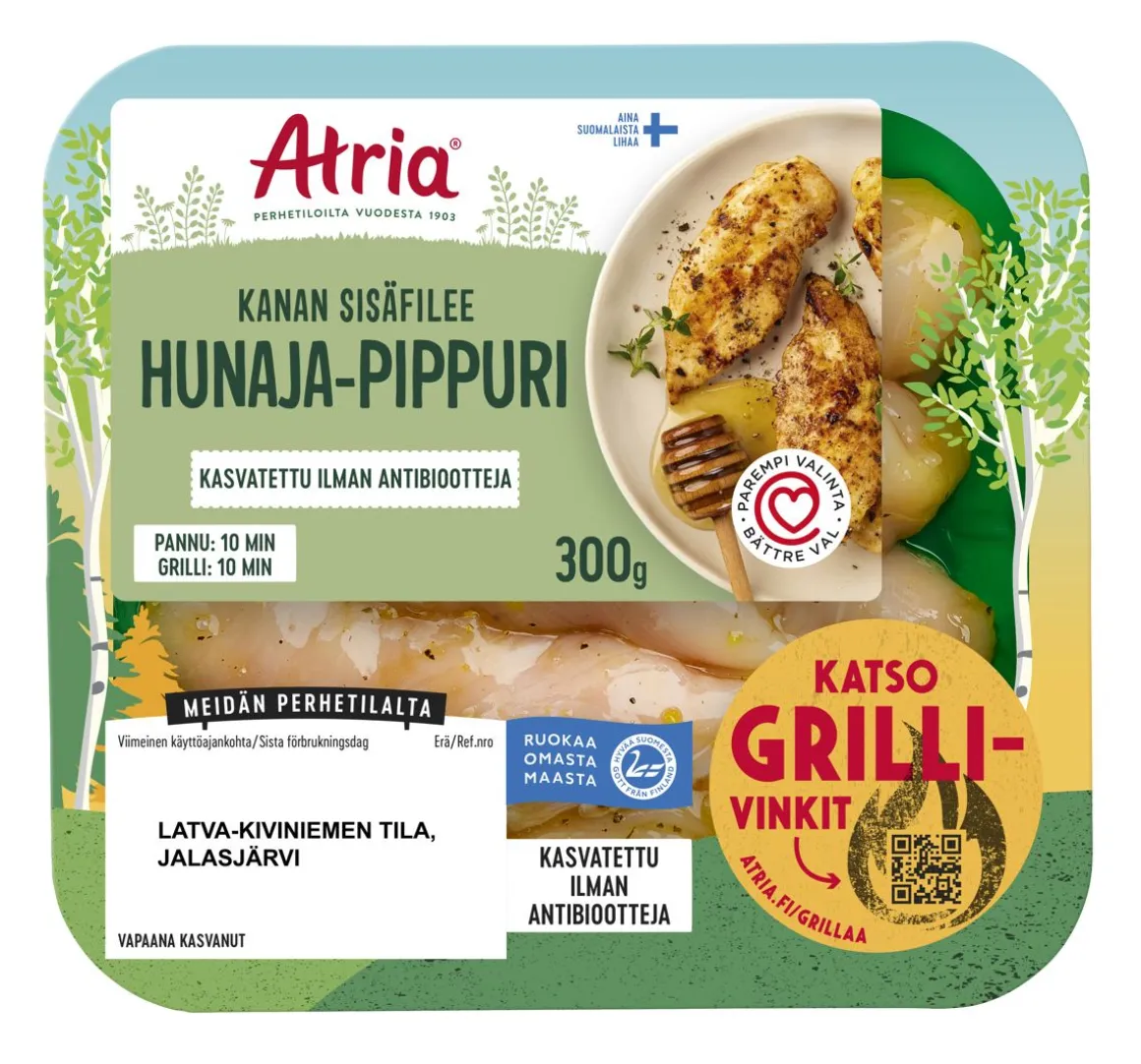 ATRIA KANAN SISÄFILEE HUNAJA-PIPPURI 300 G