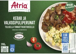 ATRIA KEBAB JA VALKOSIPULIPERUNAT 390 G